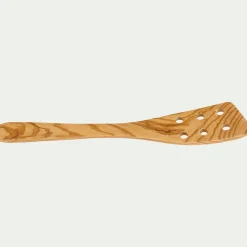 Salière Et Poivrière*alinea Spatule galbée trouée en bois d'olivier L30.5cm Bois clair