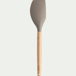 Ustensile De Cuisine*alinea Spatule maryse en bois et silicone - brun terre ombre Marron