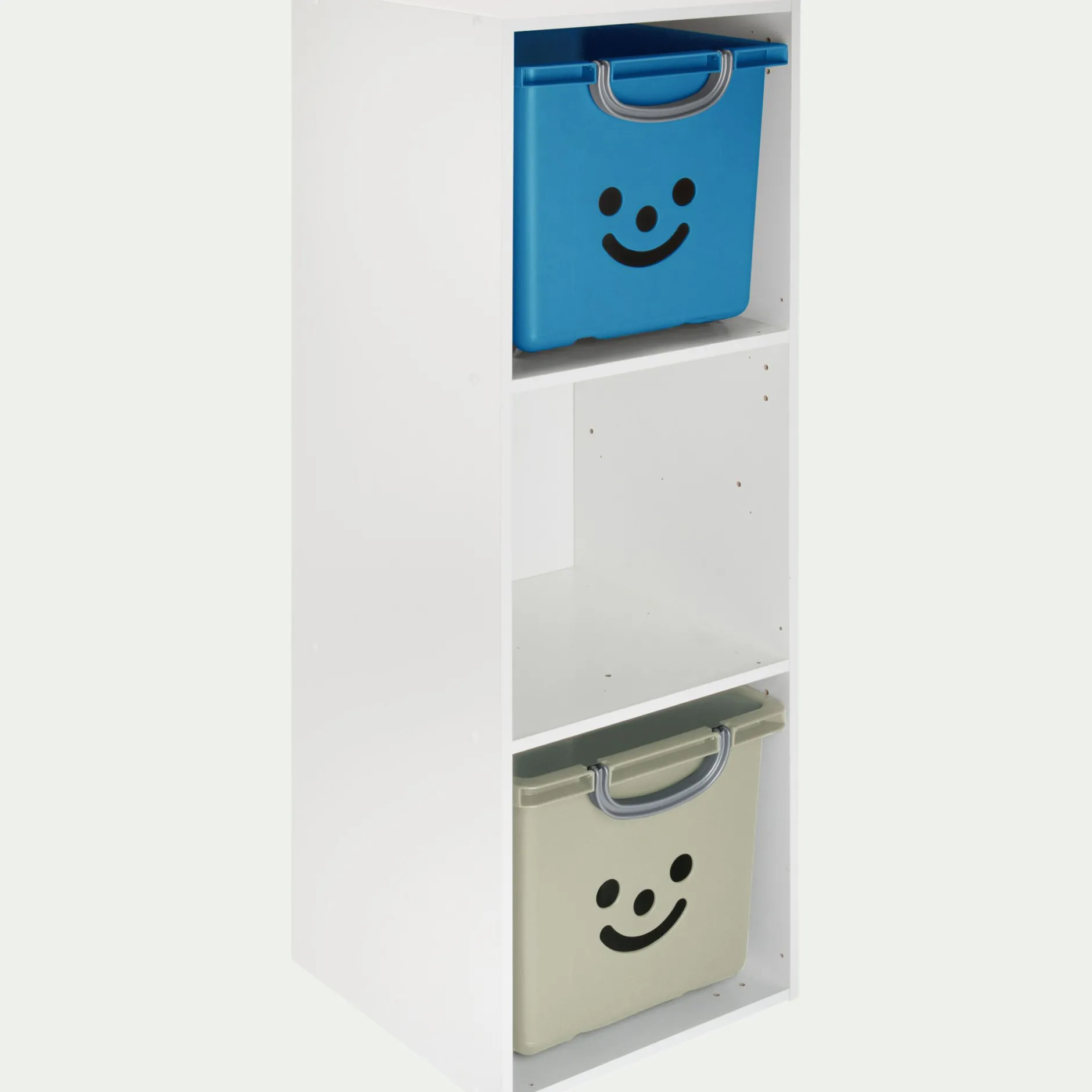 Bibliothèque Enfant|Bibliothèque Enfant*alinea Structure 3 cases en bois H102,6cm - Blanc