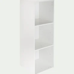 Bibliothèque Enfant|Bibliothèque Enfant*alinea Structure 3 cases en bois H102,6cm - Blanc