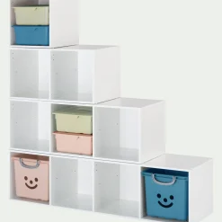 Bibliothèque Enfant|Bibliothèque Enfant*alinea Structure 3 cases en bois H102,6cm - Blanc