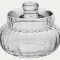 Plateau|Vaisselle Petit Déjeuner*alinea Sucrier avec couvercle en verre - Transparent