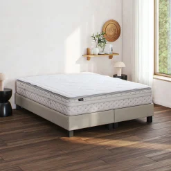 Surmatelas*alinea Surmatelas double face été/hiver 4cm - 140x200cm Blanc
