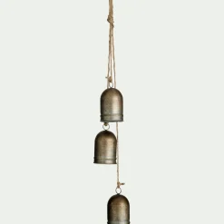 Décoration À Suspendre|Suspension De Noël*alinea Suspension décorative 3 cloches H68cm - Doré