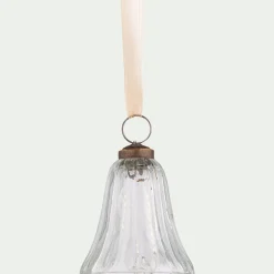 Suspension De Noël*alinea Suspension de Noël cloche en verre H9cm - transparent