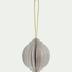 Suspension De Noël*alinea Suspension de Noël en papier H6cm - (modèle aléatoire) Blanc