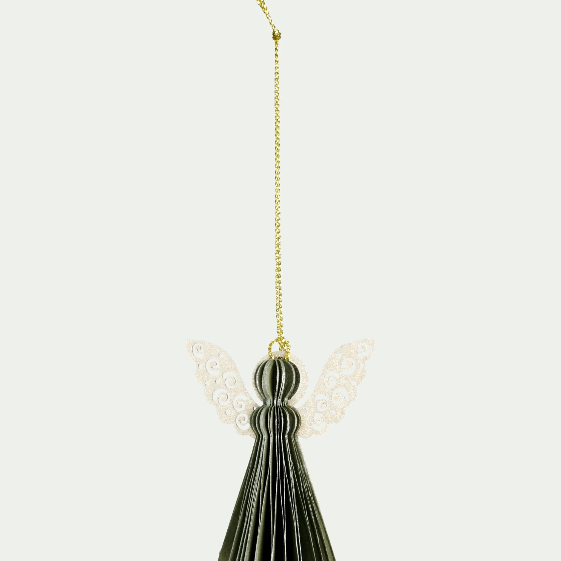 Suspension De Noël*alinea Suspension de Noël en papier H6cm - (modèle aléatoire) Doré