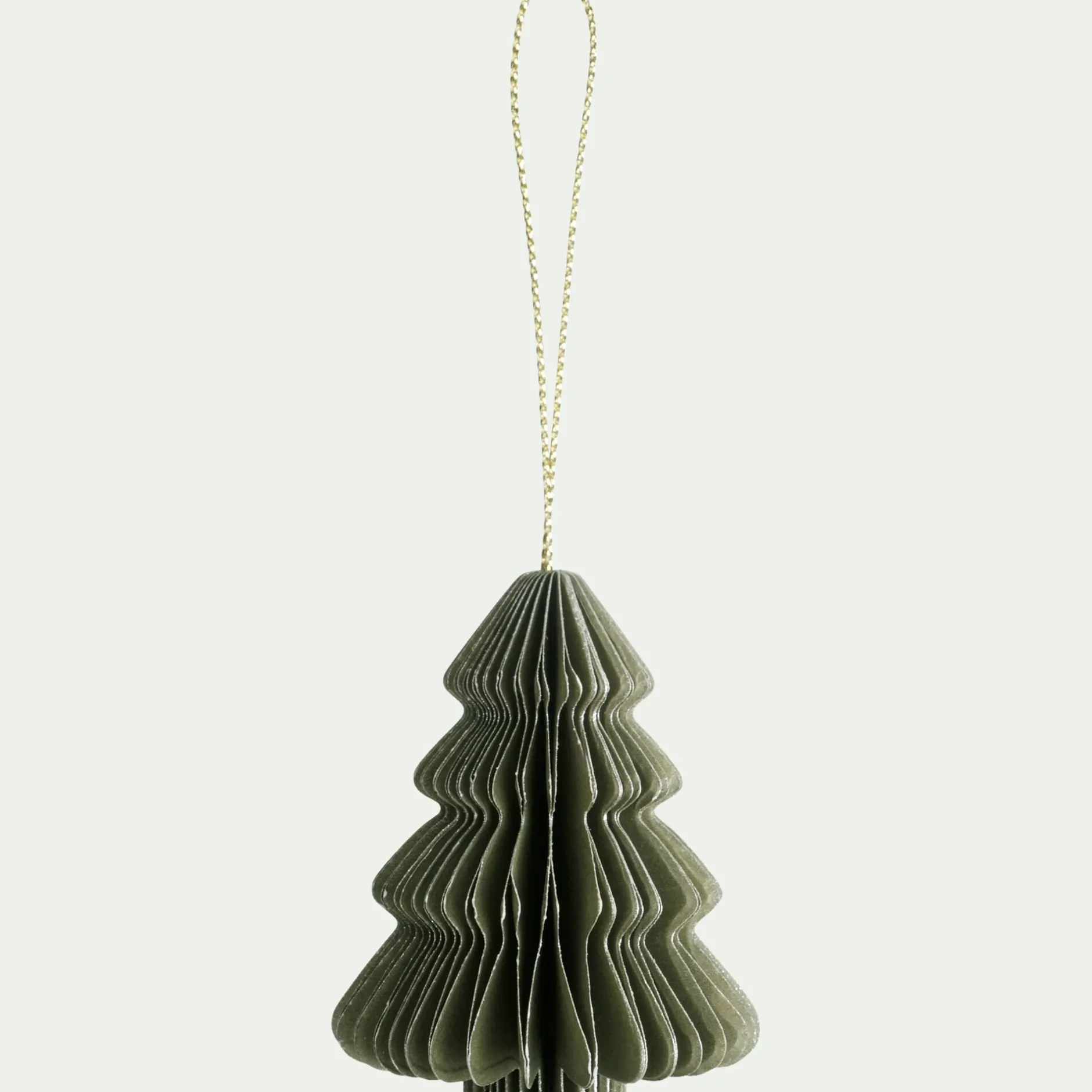 Suspension De Noël*alinea Suspension de Noël en papier H6cm - (modèle aléatoire) Doré