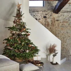 Suspension De Noël*alinea Suspension de Noël en papier H8cm - prune Rouge