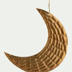 Suspension De Noël*alinea Suspension de Noël lune H8cm - Doré