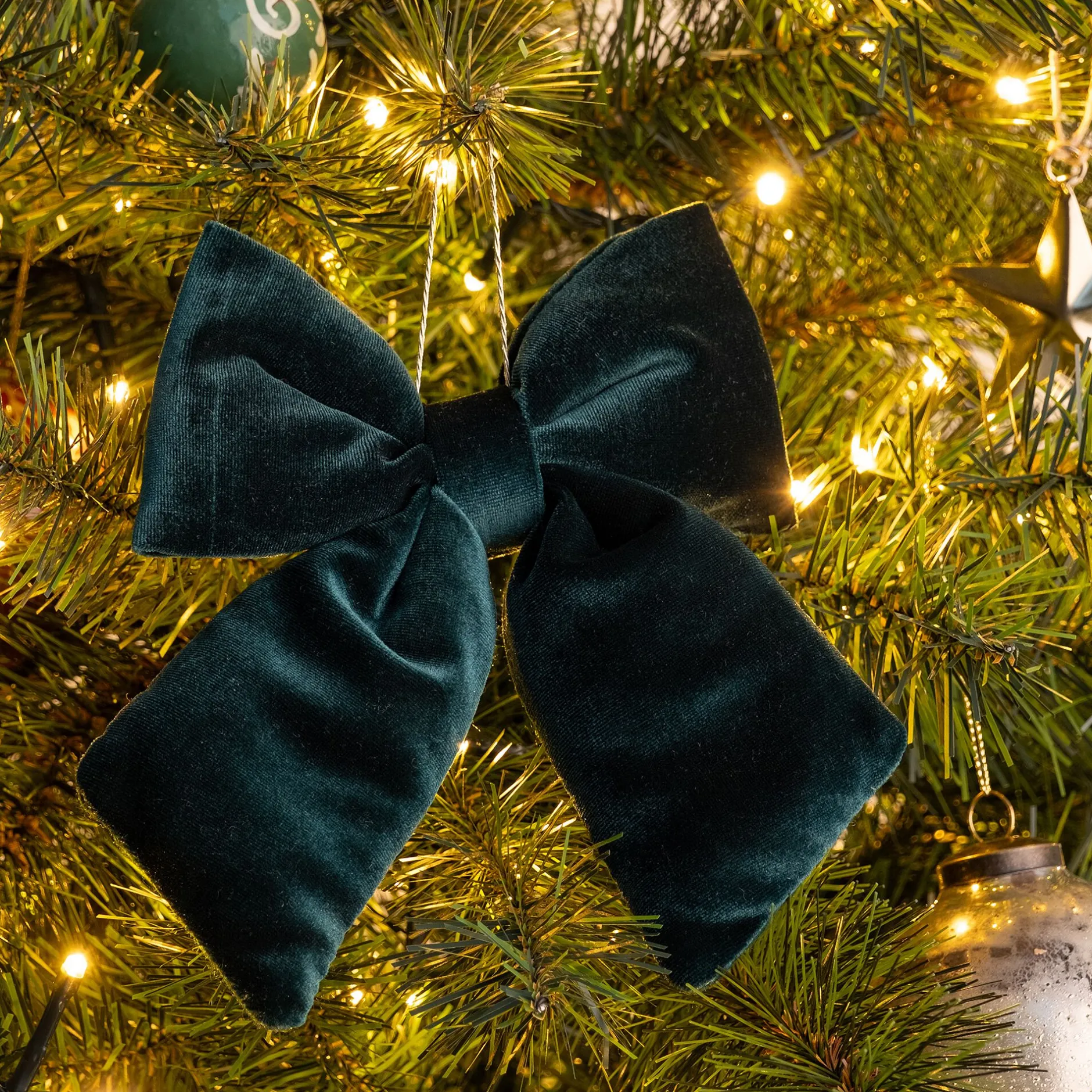 Suspension De Noël*alinea Suspension de Noël noeud - Vert