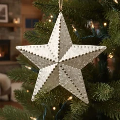 Suspension De Noël*alinea Suspension de Noël étoile en fer D19cm - Argenté