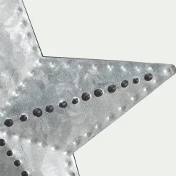 Suspension De Noël*alinea Suspension de Noël étoile en fer D19cm - Argenté