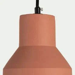 Lustre De Salle À Manger|Lustre*alinea Suspension électrifiée E27 en ciment H25,5cm - argile Rose