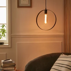 Lustre De Salle À Manger|Lustre*alinea Suspension électrifiée en acier h105cm - Noir