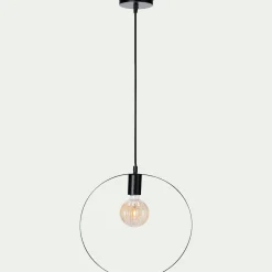 Lustre De Salle À Manger|Lustre*alinea Suspension électrifiée en acier h105cm - Noir