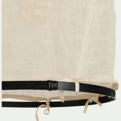 Lustre|Suspension Électrifiée*alinea Suspension électrifiée en bambou et en coton D35cm - Noir