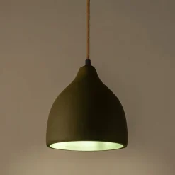 Suspension Électrifiée*alinea Suspension électrifiée en ciment D20cm - Vert