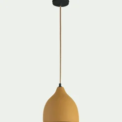 Suspension Électrifiée*alinea Suspension électrifiée en ciment D20cm - Jaune