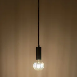 Suspension Électrifiée*alinea Suspension électrifiée en fer D10x150cm - Noir