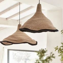 Suspension Naturelle|Suspension Électrifiée*alinea Suspension électrifiée en jonc de mer D61cm - Naturel