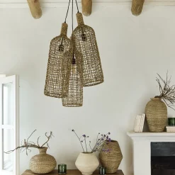 Suspension Naturelle|Suspension Électrifiée*alinea Suspension électrifiée en jute D20xH74cm - Naturel