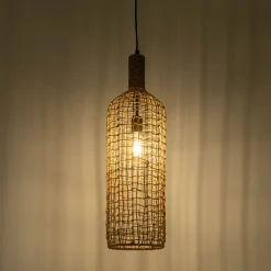 Suspension Naturelle|Suspension Électrifiée*alinea Suspension électrifiée en jute D20xH74cm - Naturel