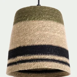 Suspension Naturelle|Suspension Électrifiée*alinea Suspension électrifiée en jonc de mer D14cm - Naturel