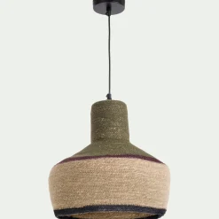 Suspension Naturelle|Suspension Électrifiée*alinea Suspension électrifiée en jonc de mer D30cm - Naturel