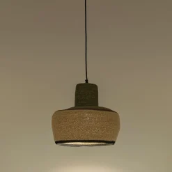 Suspension Naturelle|Suspension Électrifiée*alinea Suspension électrifiée en jonc de mer D30cm - Naturel