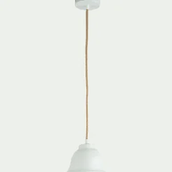Suspension Électrifiée*alinea Suspension électrifiée en porcelaine D16cm - Blanc