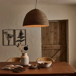 Suspension Naturelle|Suspension Électrifiée*alinea Suspension électrifiée en rotin D60cm - Naturel