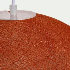 Suspension Électrifiée*alinea Suspension électrifiée en tissu D38cm - cuivre tanné Rouge