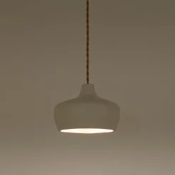 Suspension Électrifiée*alinea Suspension électrifiée en terre cuite D18cm - Blanc