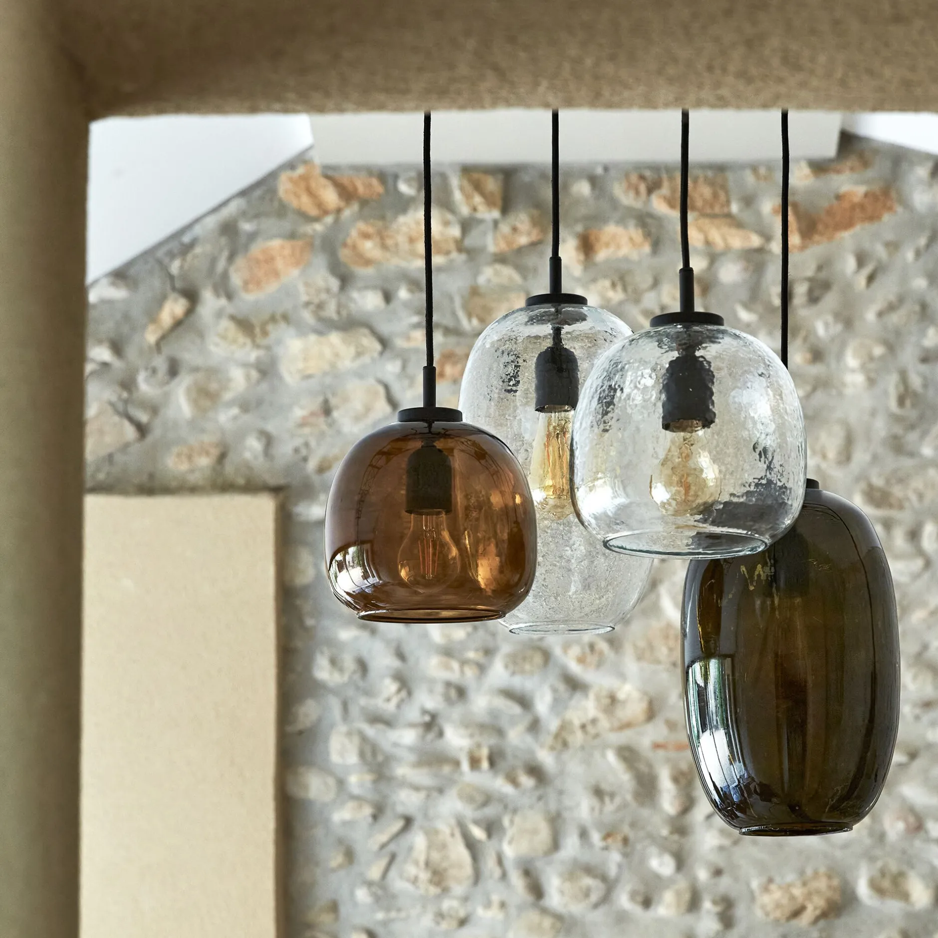 Lustre De Salle À Manger|Lustre*alinea Suspension électrifiée en verre D20cm - Transparent