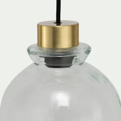 Suspension Électrifiée*alinea Suspension électrifiée en verre D24,5cm - Transparent