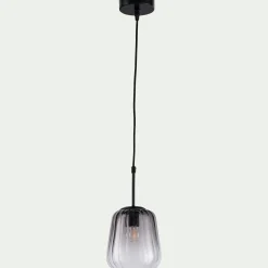 Suspension Électrifiée*alinea Suspension électrifiée en verre D17,5cm - Gris