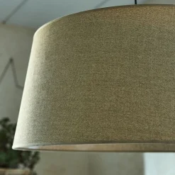 Suspension Électrifiée*alinea Suspension électrifiée tambour en papier tressé D78cm - Naturel