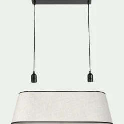 Suspension Naturelle|Suspension Non-Électrifiée*alinea Suspension non éléctrifiée en jute L62cm - Blanc