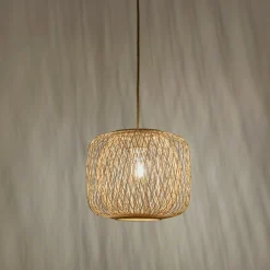Lustre De Salle À Manger|Lustre*alinea Suspension non électrifiée en bambou D35cm - Naturel