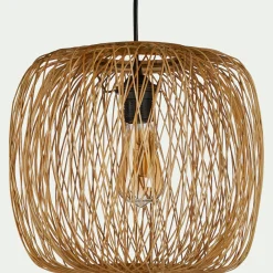 Lustre De Salle À Manger|Lustre*alinea Suspension non électrifiée en bambou D35cm - Naturel