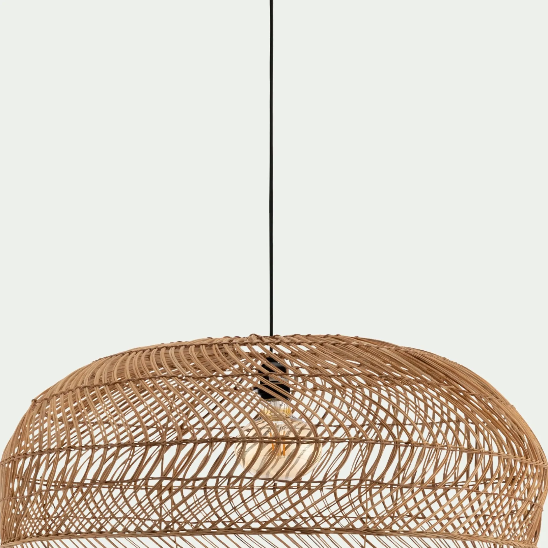 Lustre De Salle À Manger|Lustre*alinea Suspension non électrifiée en rotin - D80cm Naturel