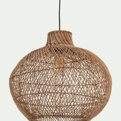 Lustre De Salle À Manger|Suspension Naturelle*alinea Suspension non électrifiée en rotin et fer - D46cm Naturel
