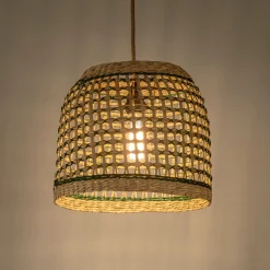 Lustre De Salle À Manger|Lustre*alinea Suspension non électrifiée en jonc de mer D33cm - Naturel