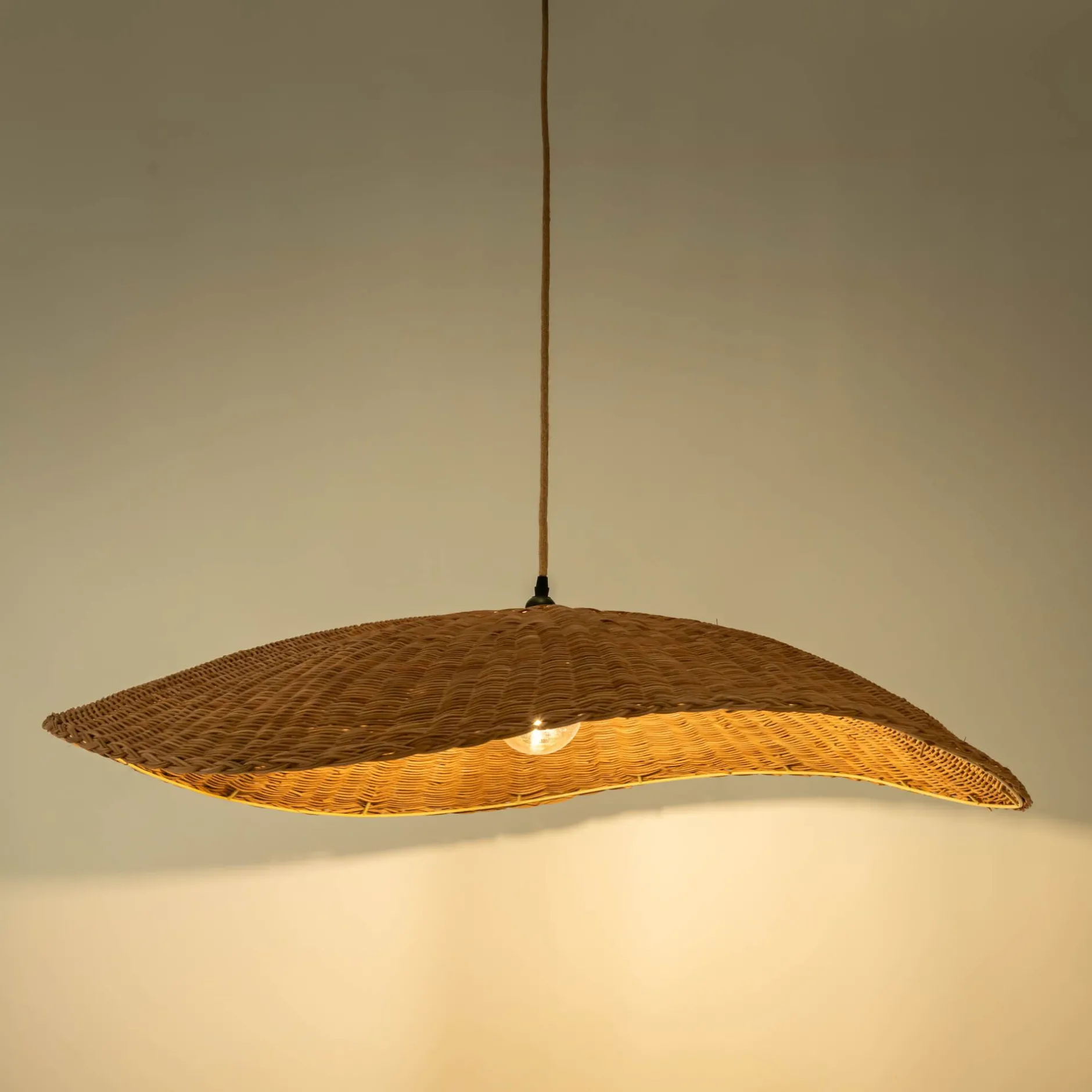 Suspension Naturelle|Suspension Non-Électrifiée*alinea Suspension non électrifiée en rotin D100cm - Naturel