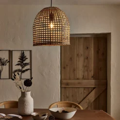 Suspension Naturelle|Suspension Non-Électrifiée*alinea Suspension non électrifiée en rotin D40xH40cm - Naturel