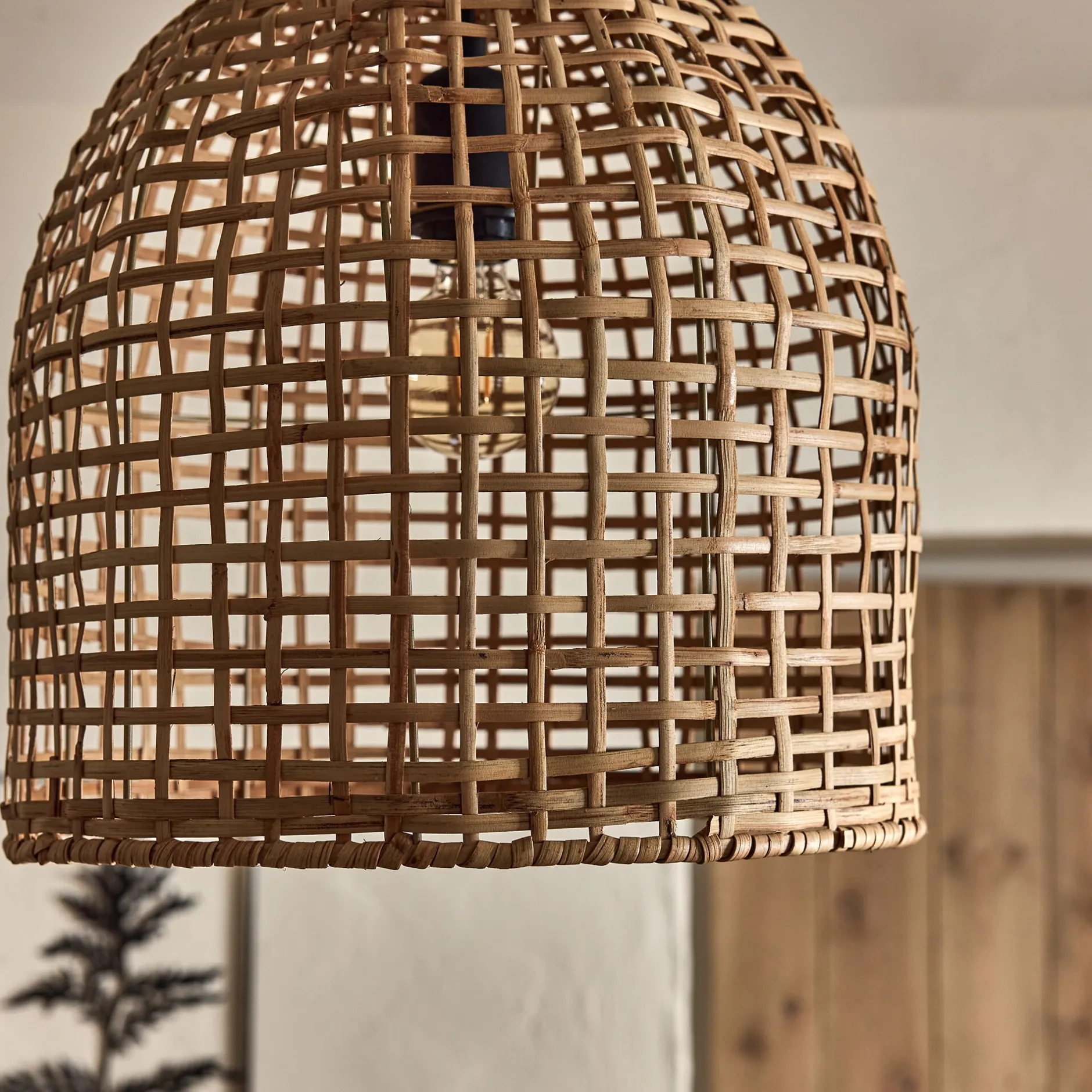 Suspension Naturelle|Suspension Non-Électrifiée*alinea Suspension non électrifiée en rotin D40xH40cm - Naturel