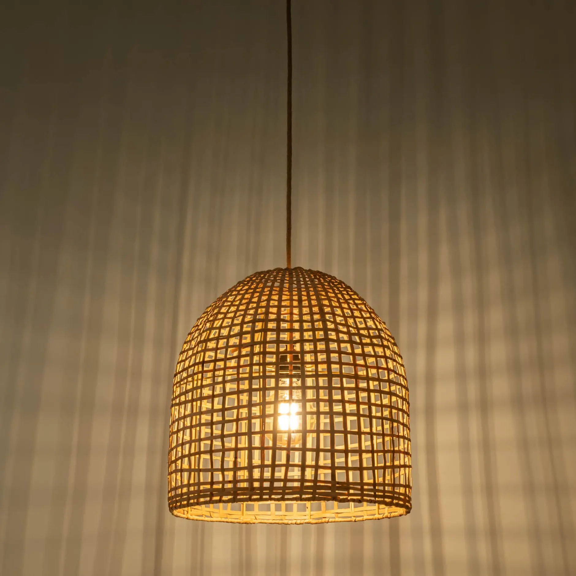 Suspension Naturelle|Suspension Non-Électrifiée*alinea Suspension non électrifiée en rotin D40xH40cm - Naturel