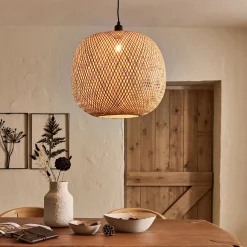 Suspension Naturelle|Suspension Non-Électrifiée*alinea Suspension non électrifiée en bambou D57cm - Naturel