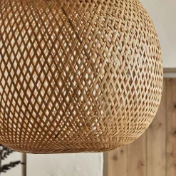 Suspension Naturelle|Suspension Non-Électrifiée*alinea Suspension non électrifiée en bambou D57cm - Naturel